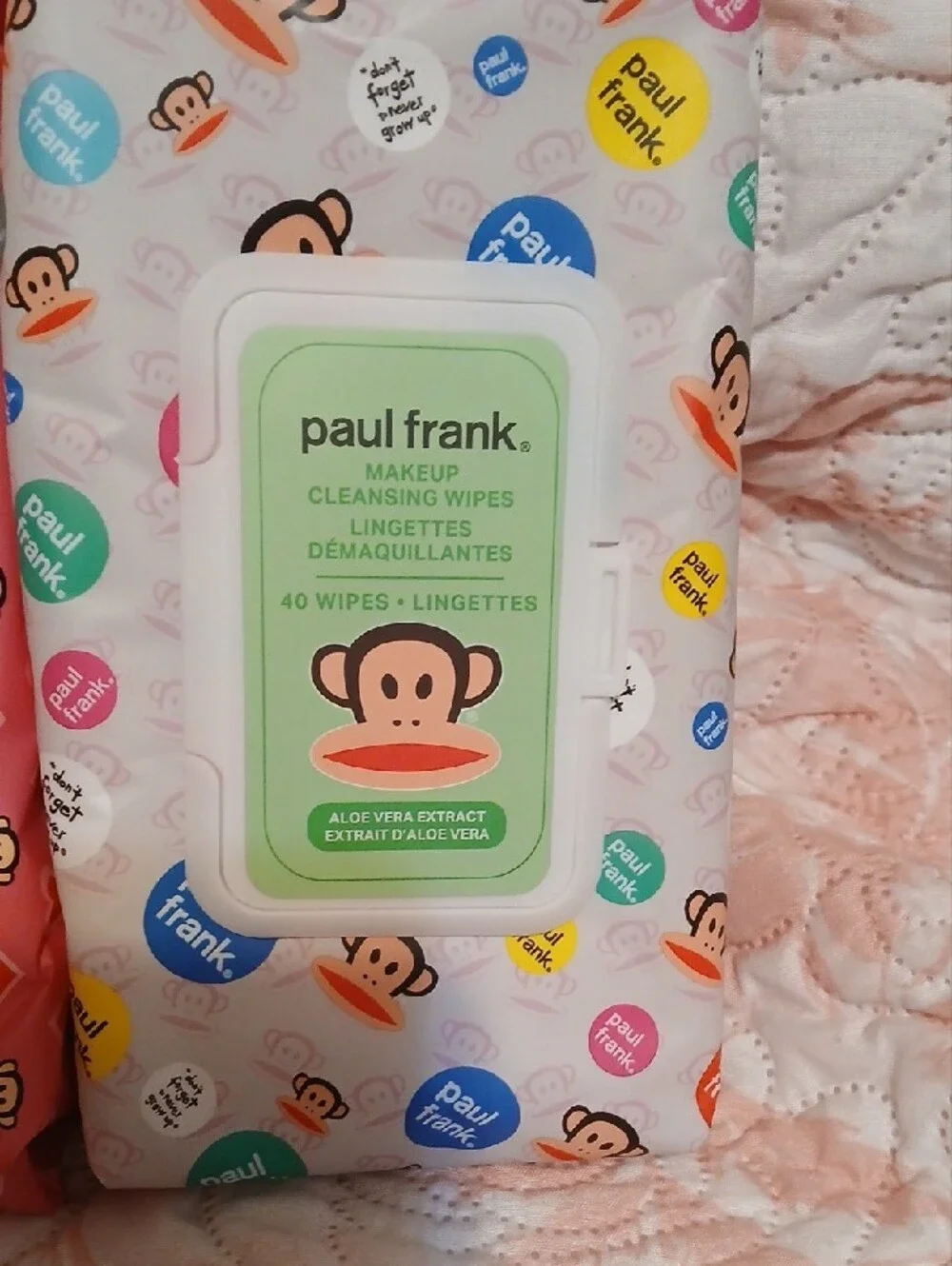 Paul Frank Kids Cleansing Wipes Trio - Pink & White Packs